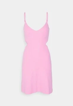 Even&Odd Flare Mini Dress - Robe De Jour - Pink -Femelle Vêtements Boutique 01681f7df963446f9b50cdd78ffc2b4b