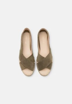 Anna Field Leather - Ballerines À Bout Ouvert - Khaki -Femelle Vêtements Boutique 288265a0cd1f439e8687e5d9e99dacfb
