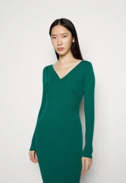Anna Field V Ausschnitt Bodycon Midi Strickkleid - Robe Fourreau - Green -Femelle Vêtements Boutique 2a92467a708c4f838fd5cca3fe2c824f