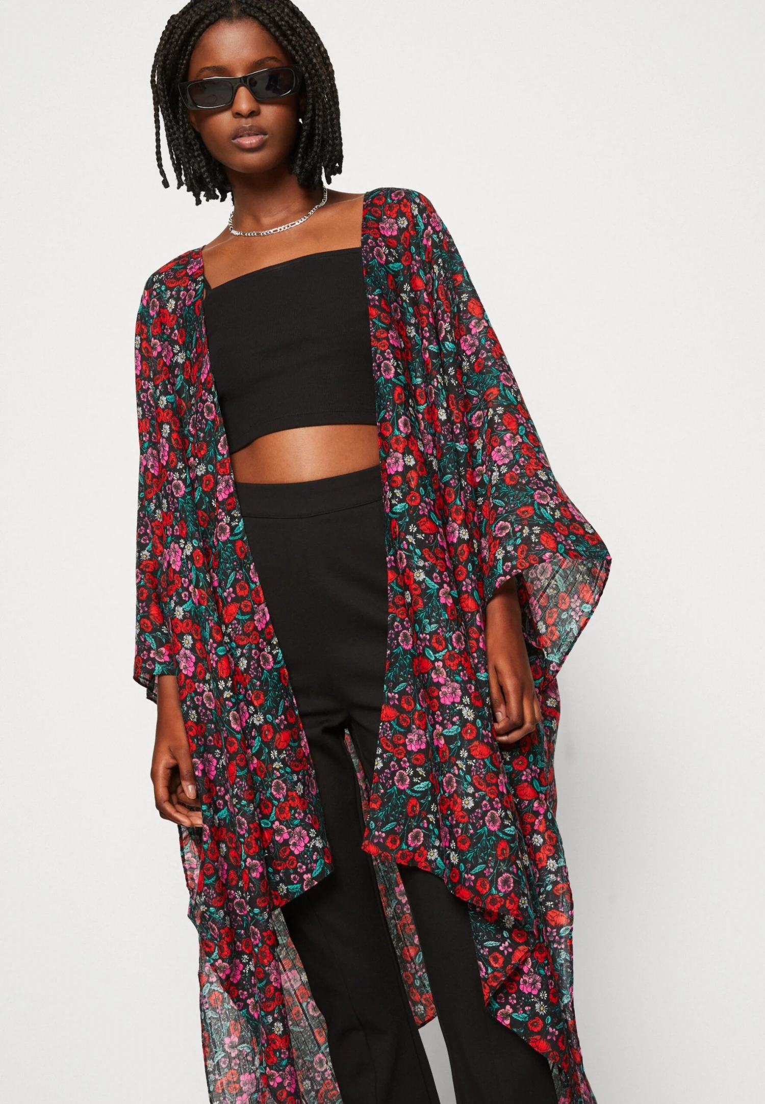 Even&Odd Floral - Veste Légère - Red 4 Even&Odd Floral - Veste Légère - Red – Image 4