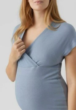 Mamalicious 2-In-1 Mlbrynna - T-Shirt Basique - Ashley Blue -Femelle Vêtements Boutique 40fde8dbf19a4f3d9c9355adcc861771