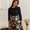 Anna Field Robe En Jersey - Black Gold