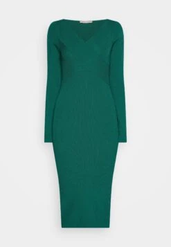 Anna Field V Ausschnitt Bodycon Midi Strickkleid - Robe Fourreau - Green -Femelle Vêtements Boutique 718670d510bc4babbc37576c79f29fff