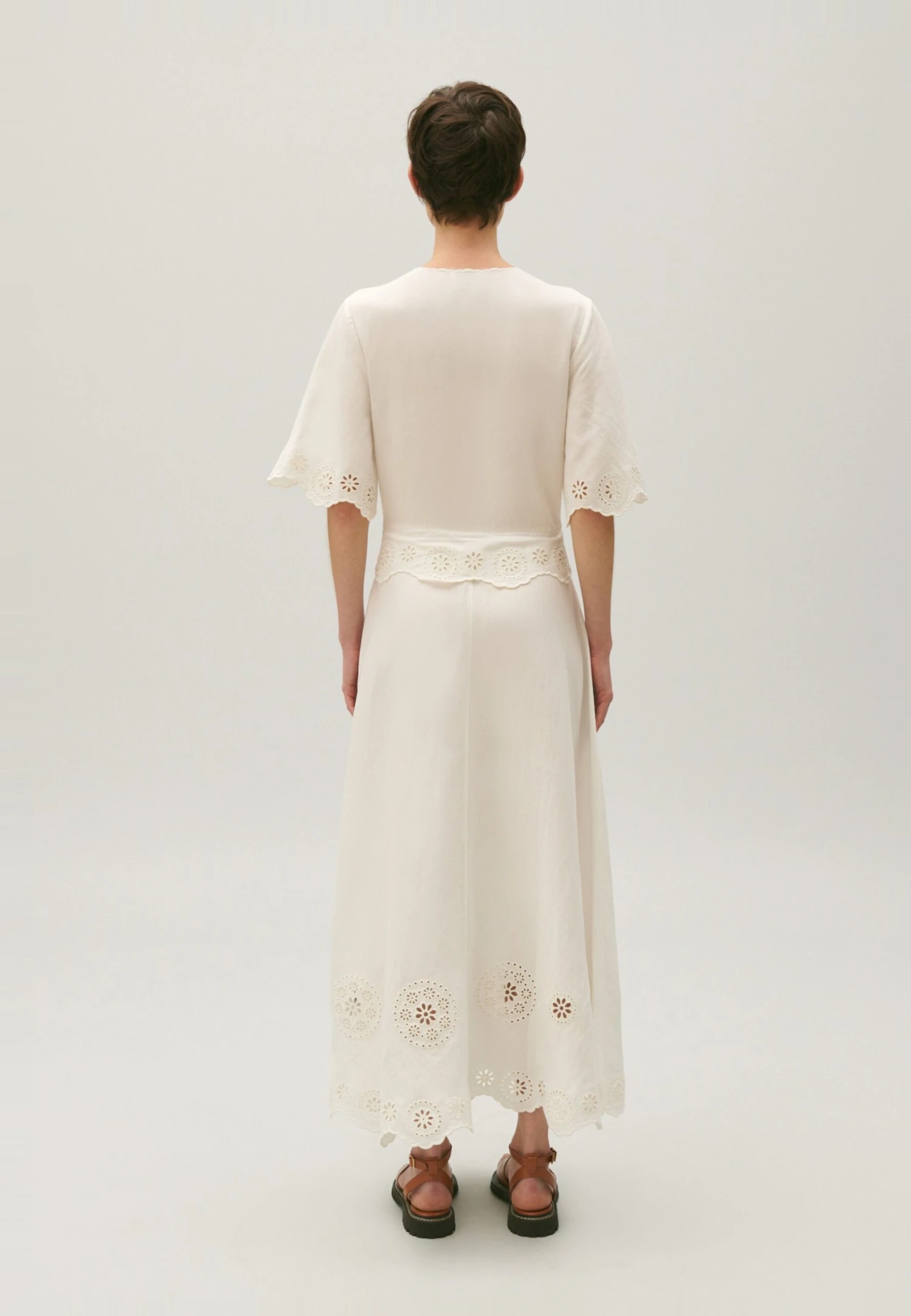 CLAUDIE PIERLOT Radeau - Robe Longue - Ecru 3 CLAUDIE PIERLOT Radeau - Robe Longue - Ecru – Image 3