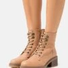 Anna Field Bottines À Lacets - Beige