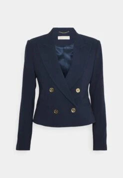 MICHAEL Michael Kors Fitted Db Crop Blazer - Blazer - Midnightblue -Femelle Vêtements Boutique ae919796130d459b954aa2f42bb2215d