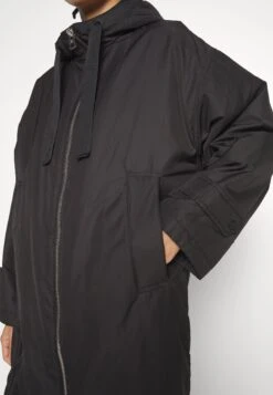 Marc O'Polo Coat Long Padded Fixed Hood Zipper Drawstring Waist - Parka - Black -Femelle Vêtements Boutique bf1b293a3e1f4fd5a00b5bbbcbef19fc