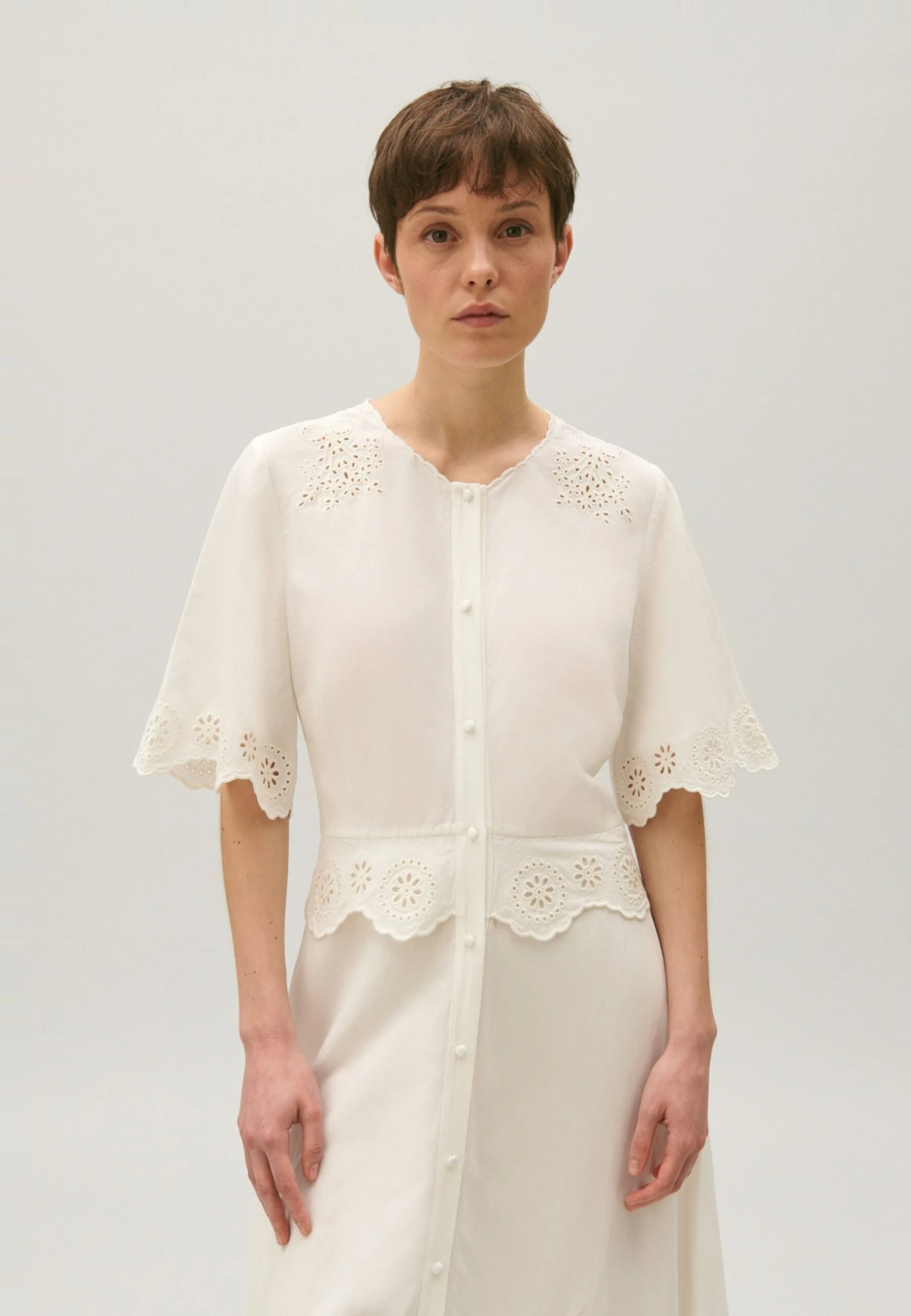 CLAUDIE PIERLOT Radeau - Robe Longue - Ecru 4 CLAUDIE PIERLOT Radeau - Robe Longue - Ecru – Image 4