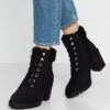 Anna Field Winter Boot - Bottines À Plateau - Black