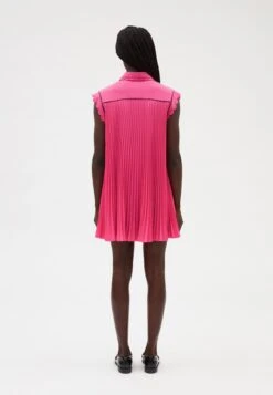 CLAUDIE PIERLOT Ramo - Robe Chemise - Bubble Gum -Femelle Vêtements Boutique e4cb9ac47f154714bfbcc494b173b8ca