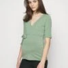 Mamalicious Mlcaylee Tess - T-Shirt Basique - Light Green