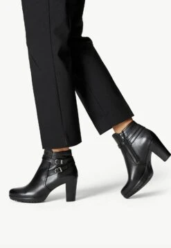 Tamaris Boots À Talons - Black Leather